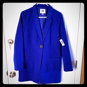NWT Old Navy Lightweight Peacoat Cobalt Blue Perfect For Fall